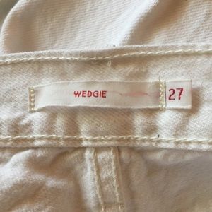 White wedge levis
